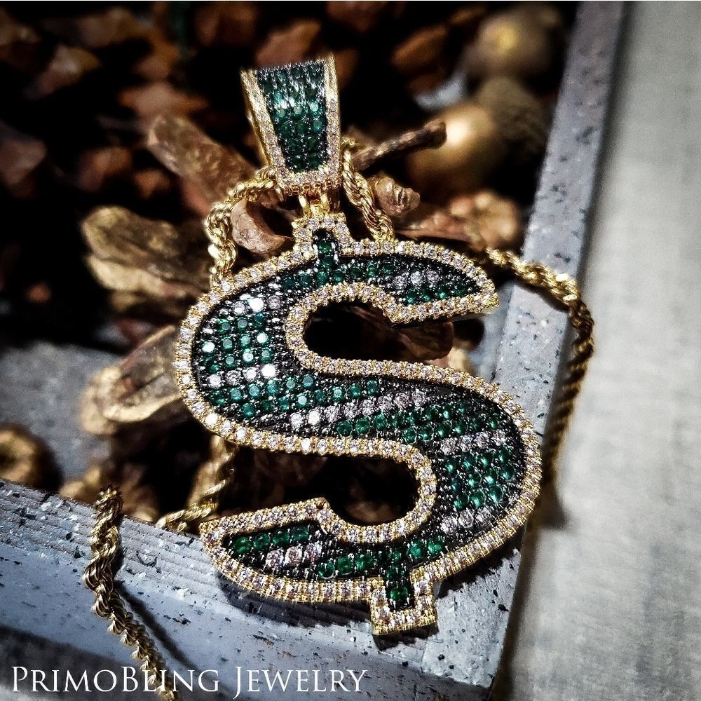 Green Money Necklace  